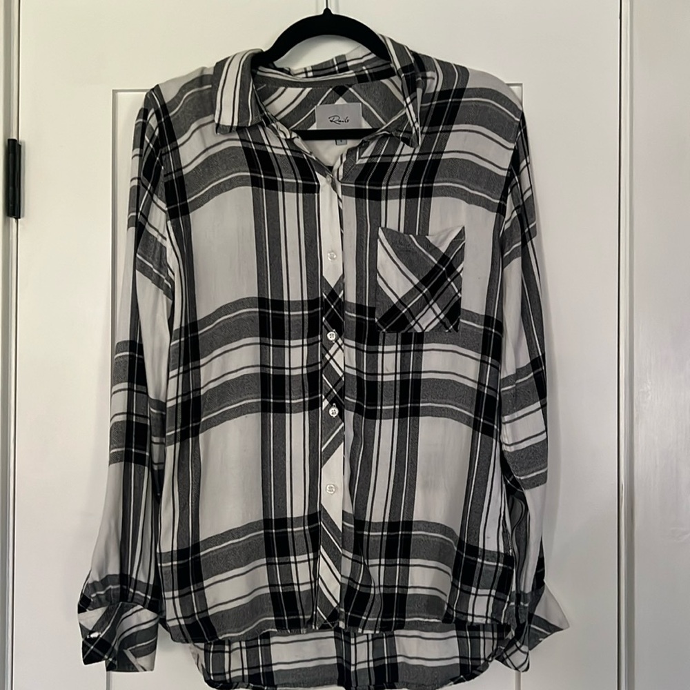 Rails B&W plaid